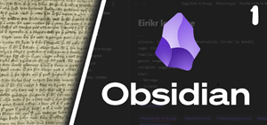 Bannière décorative de l'article 1 sur l'utilisation d'Obsidian