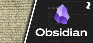 Bannière décorative de l'article 2 sur l'utilisation d'Obsidian